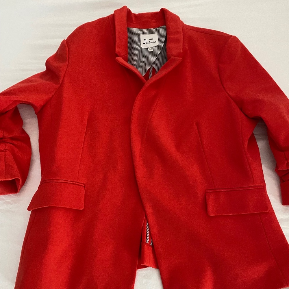 Orange Red Jacket - Suit Jacket